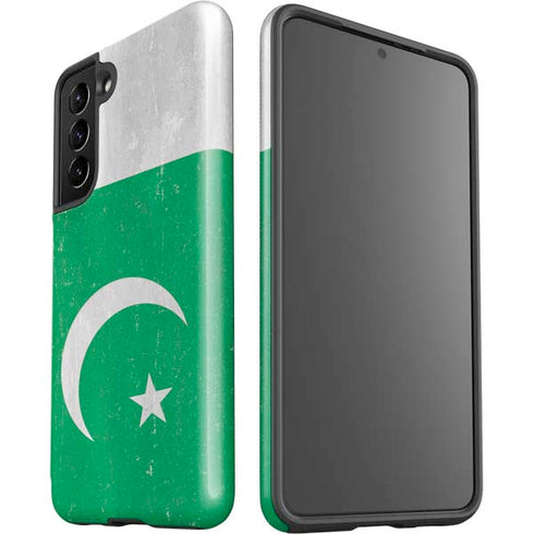 Pakistan Flag Distressed Galaxy S21 5G Pro Case